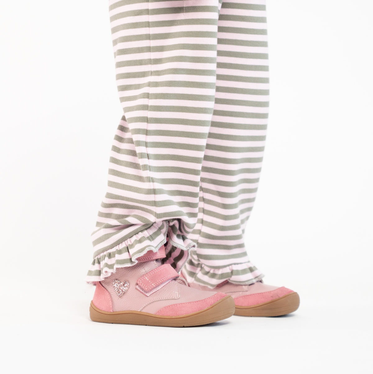 Theo Pink Heart Barfodsvinterstøvle